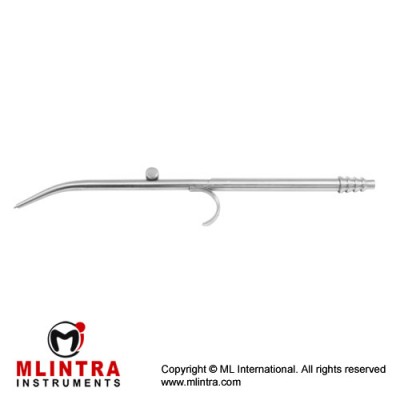 Byrd Suction Tube Stainless Steel, 21.5 cm - 8 1/2" Diameter 3.0 mm Ø